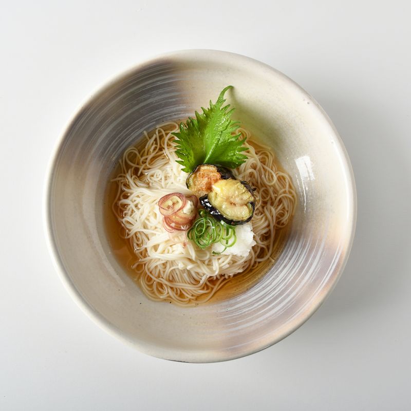 お試し メール便送料無料 米粉入りそうめんミエノナツ 3袋(80g×12束)